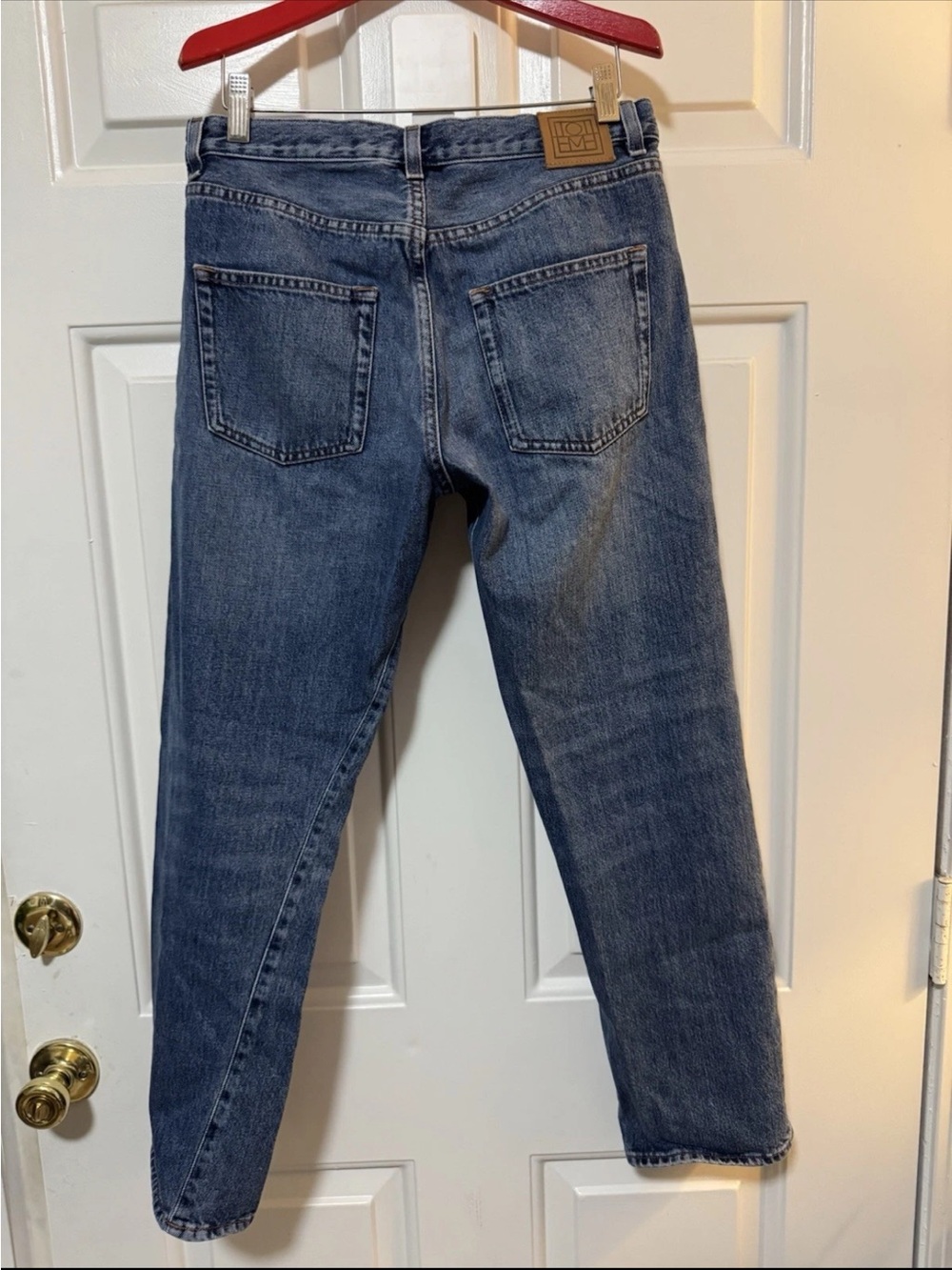 Toteme Twisted Seam Denim Medium Washed Blue Size 28 - Picture 5 of 9